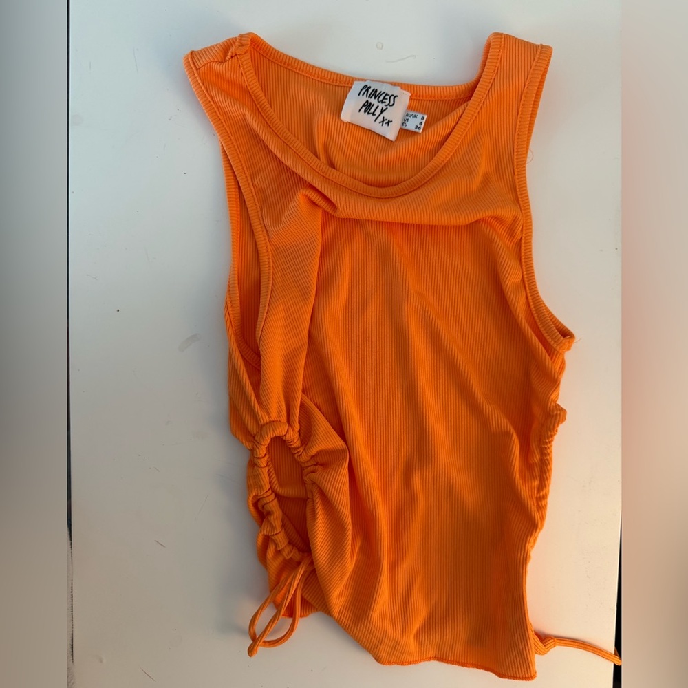 Princess Polly Vibrant Orange Bodysuit